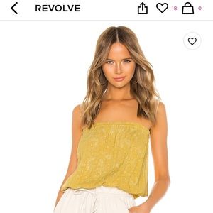 Yellow Tube Top
